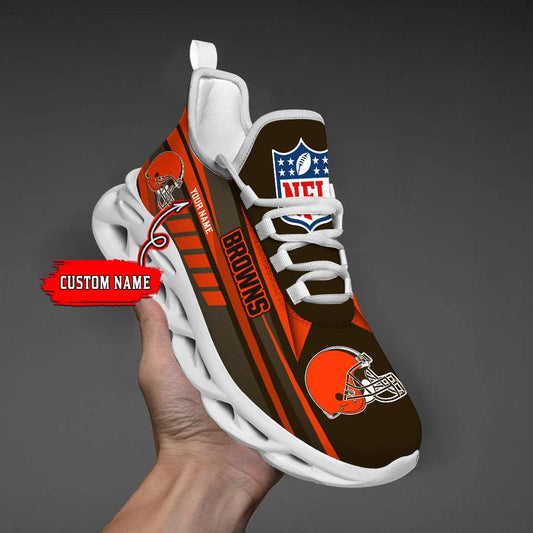 Ideafootwear Cleveland Browns Max Soul Shoes Sneakers For Men And Women