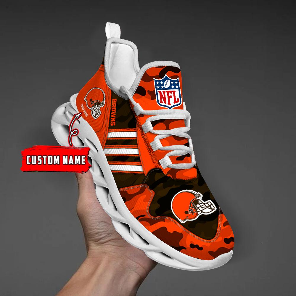 Ideafootwear Cleveland Browns Max Soul Shoes Sneakers For Men And Women