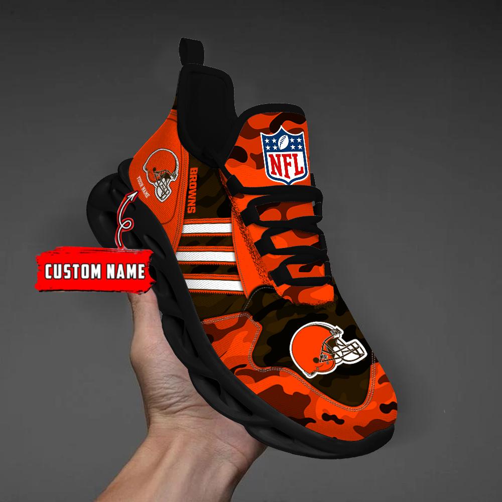 Ideafootwear Cleveland Browns Max Soul Shoes Sneakers For Men And Women
