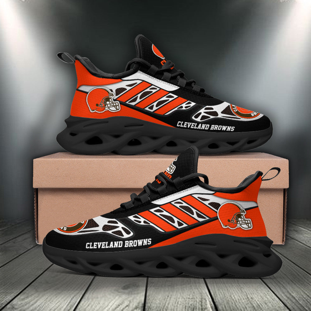 Ideafootwear Cleveland Browns NFL Max Soul Shoes Sneakers For Men And Women