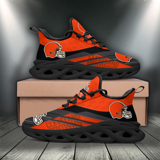 Ideafootwear Cleveland Browns NFL Max Soul Shoes Sneakers For Men And Women