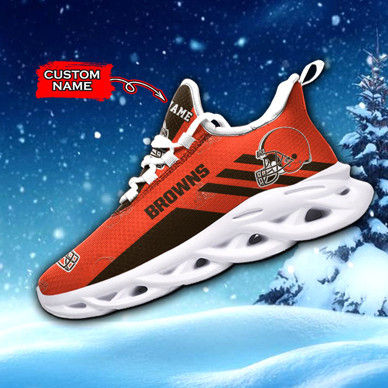 Ideafootwear Cleveland Browns NFL Max Soul Shoes Sneakers For Men And Women