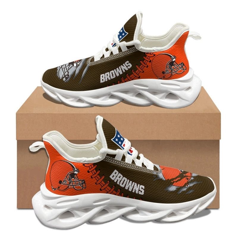 Ideafootwear Cleveland Browns NFL Max Soul Shoes Sneakers For Men And Women