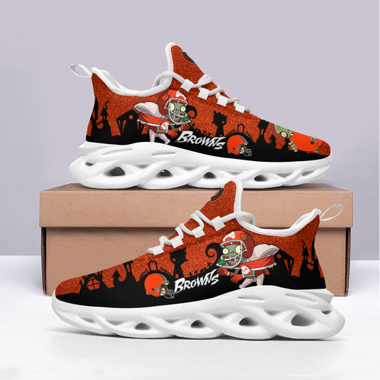 Ideafootwear Cleveland Browns NFL Max Soul Shoes Sneakers For Men And Women