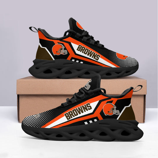 Ideafootwear Cleveland Browns NFL Max Soul Shoes Sneakers For Men And Women