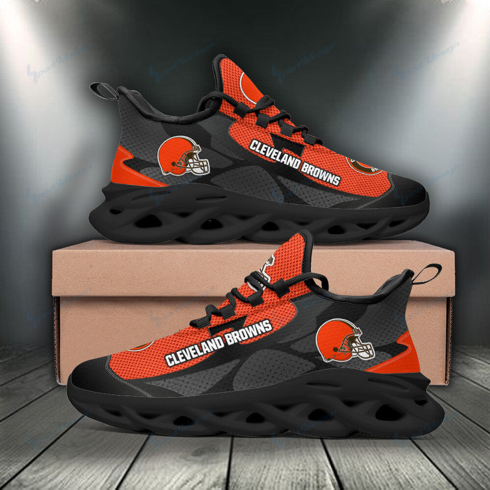 Ideafootwear Cleveland Browns NFL Max Soul Shoes Sneakers For Men And Women