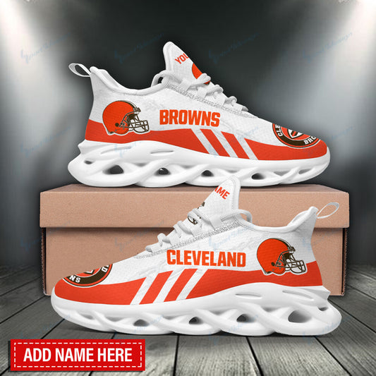 Ideafootwear Cleveland Browns NFL Max Soul Shoes Sneakers For Men And Women