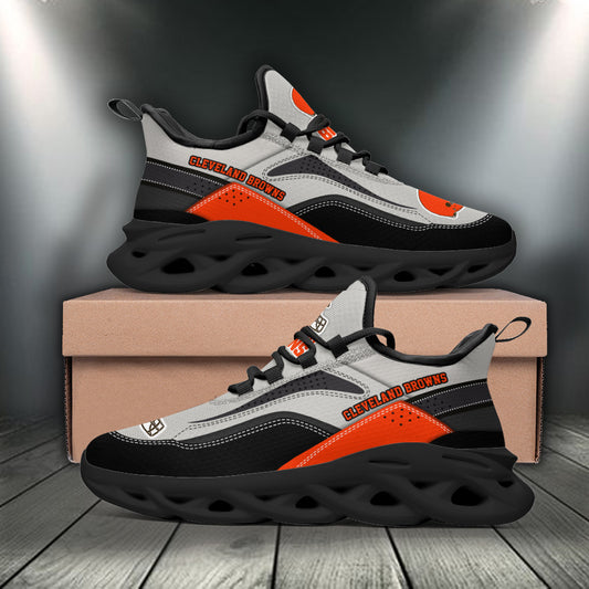 Ideafootwear Cleveland Browns NFL Max Soul Shoes Sneakers For Men And Women