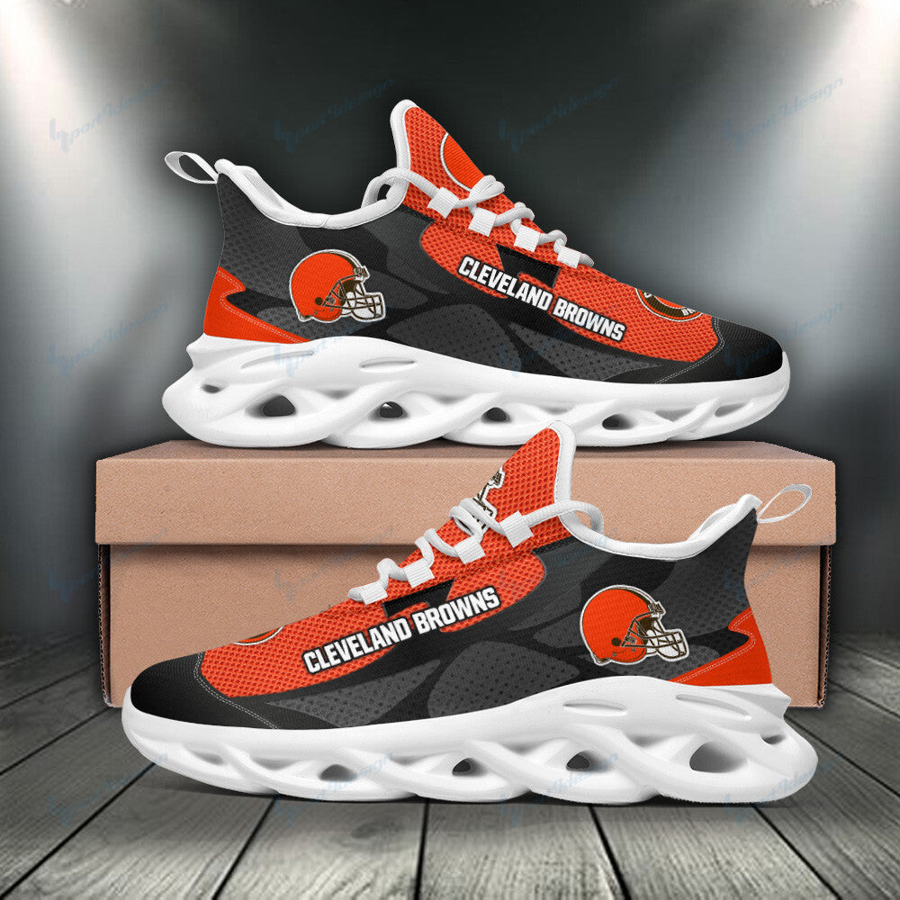Ideafootwear Cleveland Browns NFL Max Soul Shoes Sneakers For Men And Women