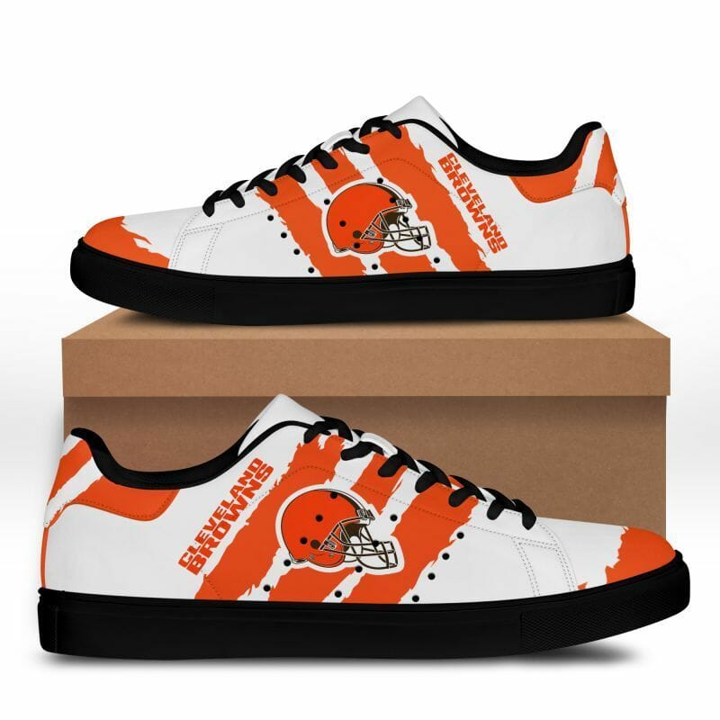 Ideafootwear Cleveland Browns Skate Stan Shoes Sneakes For Men And Women