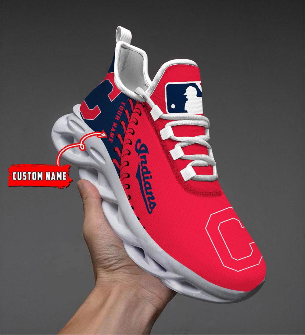 Ideafootwear Cleveland Guardians Max Soul Shoes Sneakers For Men And Women