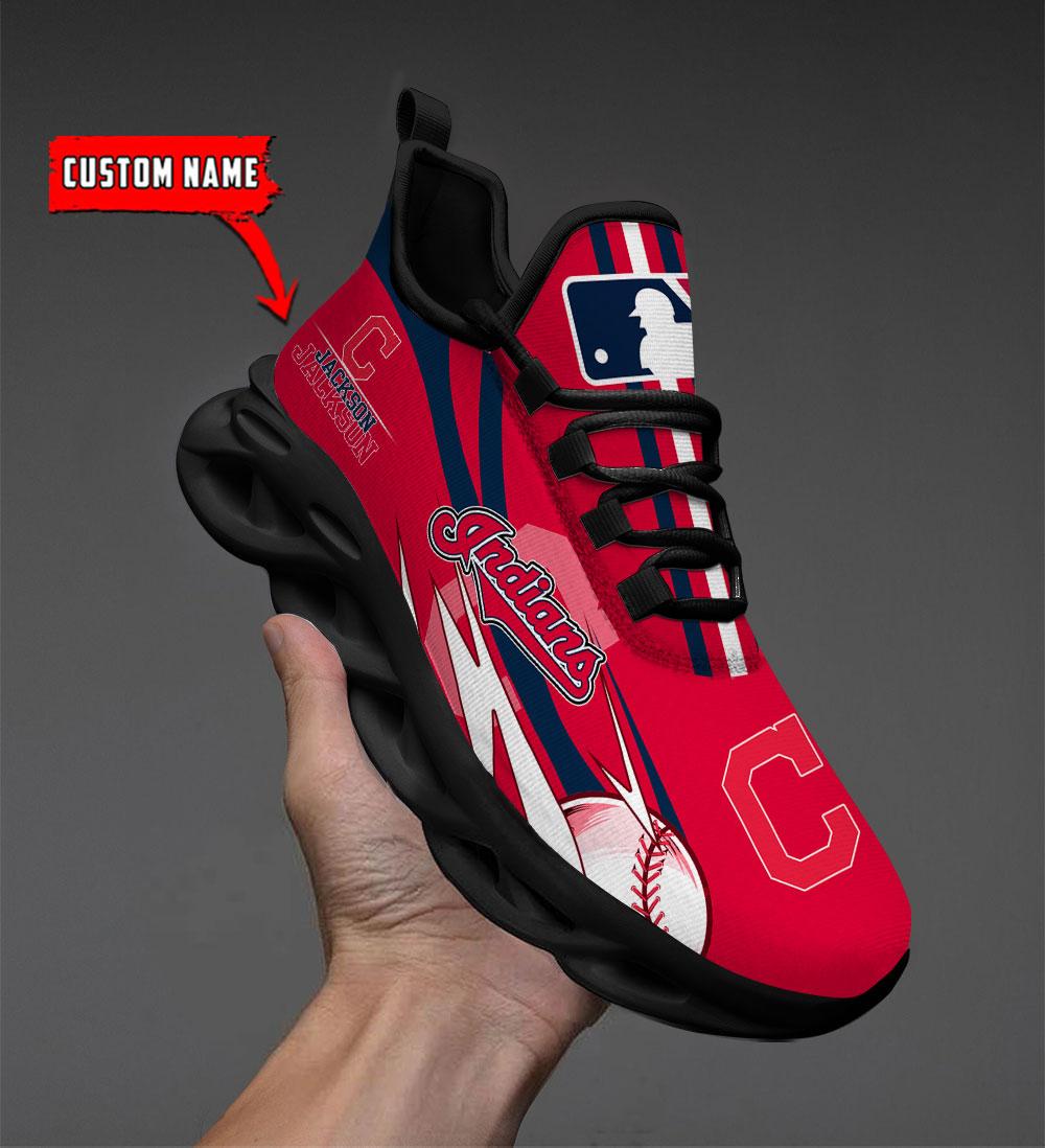 Ideafootwear Cleveland Indians Max Soul Shoes Sneakers For Men And Women