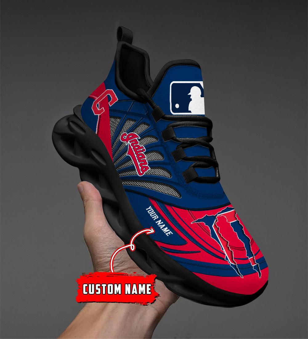 Ideafootwear Cleveland Indians Max Soul Shoes Sneakers For Men And Women