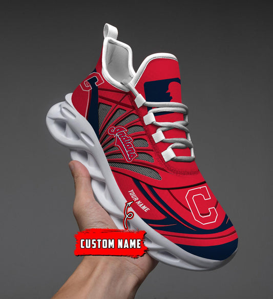 Ideafootwear Cleveland Indians Max Soul Shoes Sneakers For Men And Women