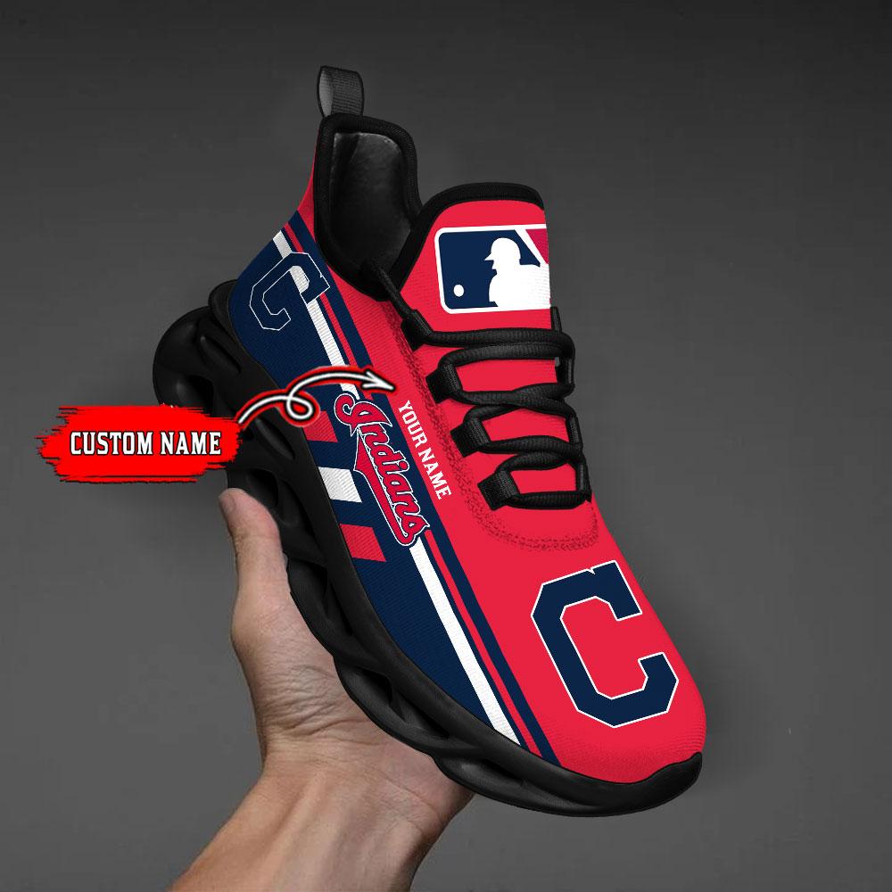 Ideafootwear Cleveland Indians Max Soul Shoes Sneakers For Men And Women
