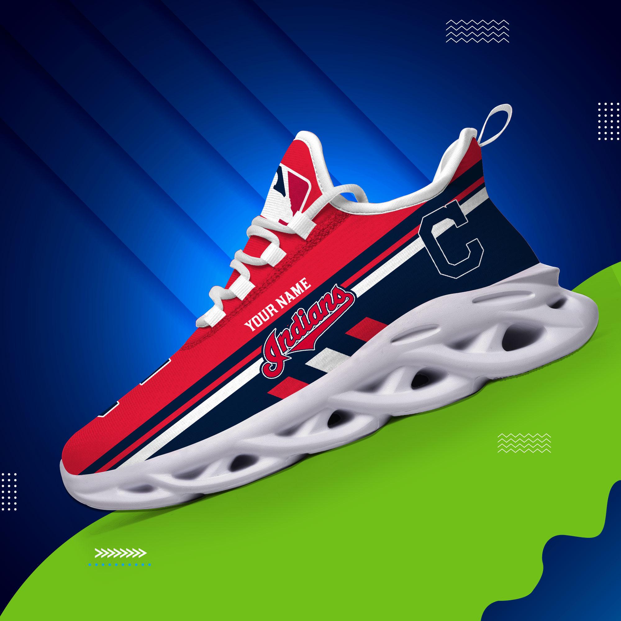 Ideafootwear Cleveland Indians Max Soul Shoes Sneakers For Men And Women