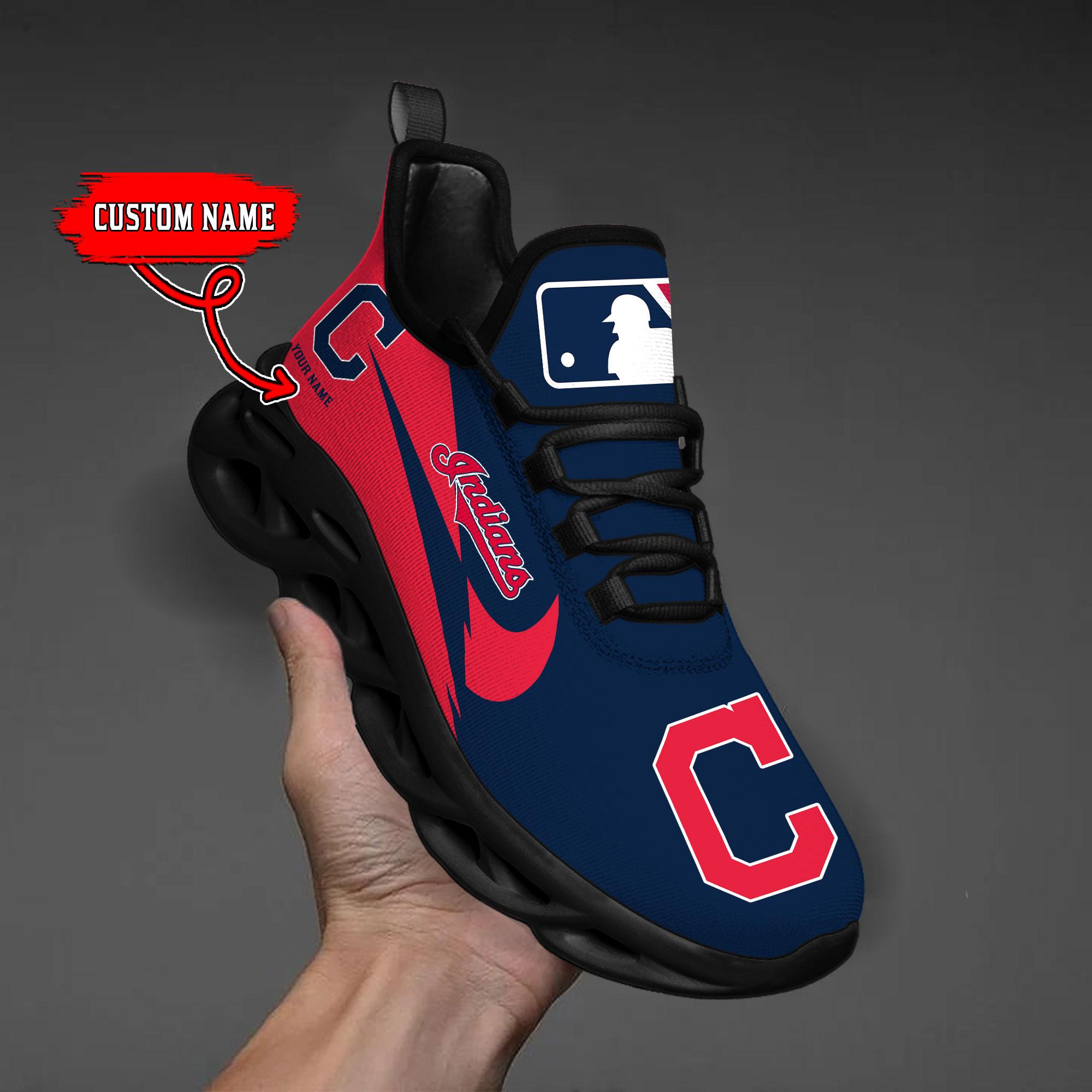 Ideafootwear Cleveland Indians Max Soul Shoes Sneakers For Men And Women