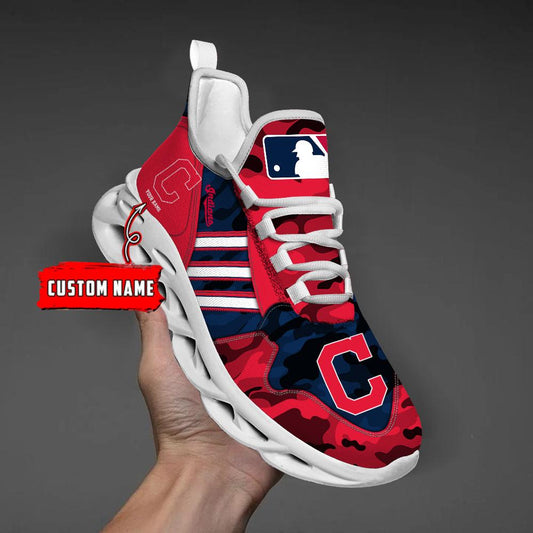 Ideafootwear Cleveland Indians Max Soul Shoes Sneakers For Men And Women
