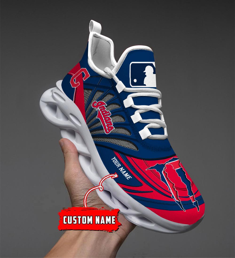Ideafootwear Cleveland Indians Max Soul Shoes Sneakers For Men And Women