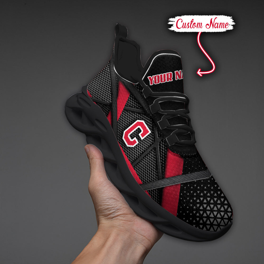 Ideafootwear Cleveland Indians MLB Max Soul Shoes Sneakers For Men And Women