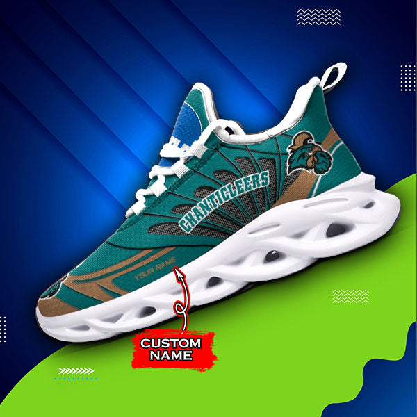 Ideafootwear Coastal Carolina Chanticleers NCAA Max Soul Shoes Sneakers For Men And Women
