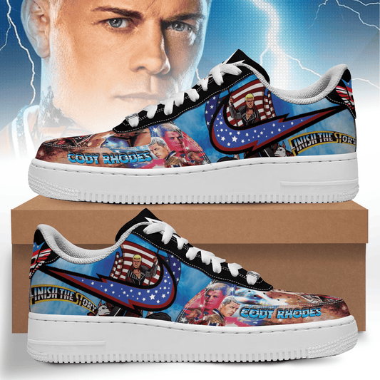 Ideafootwear Cody Rhodes Air Low-Top Sneakers Shoes For Men And Women