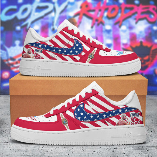 Ideafootwear Cody Rhodes Air Low-Top Sneakers Shoes For Men And Women