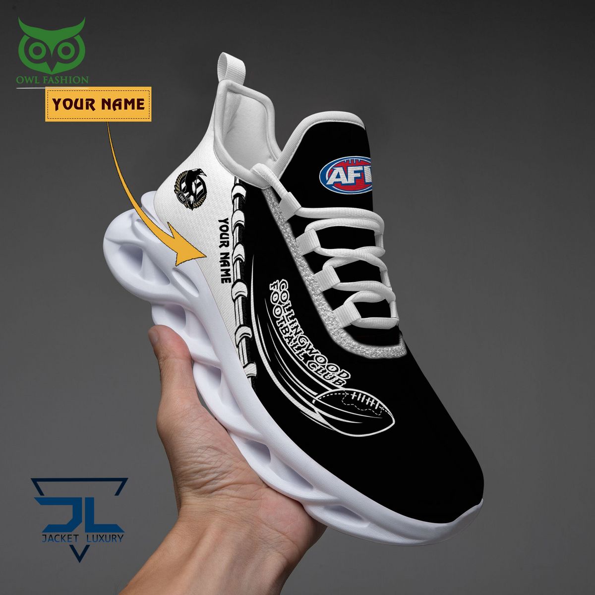 Ideafootwear Collingwood Football Max Soul Shoes Sneakers For Men And Women