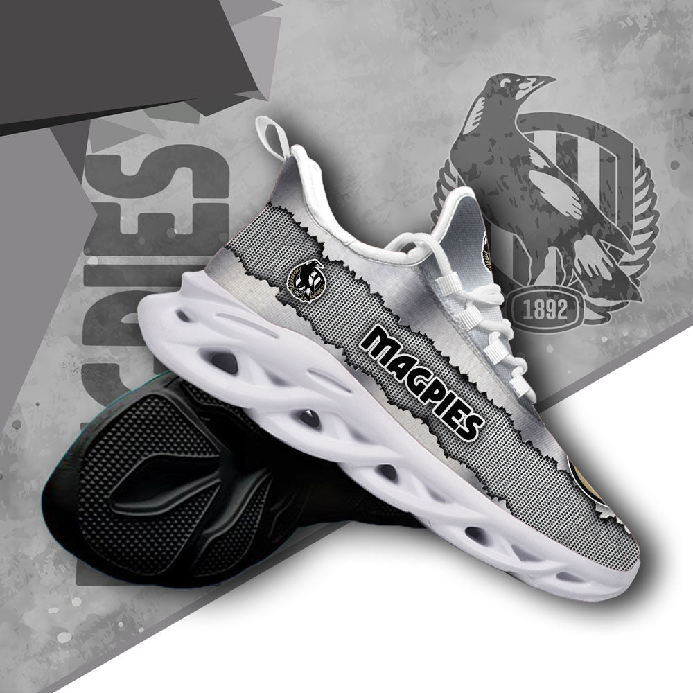 Ideafootwear Collingwood Magpies AFL Max Soul Shoes Sneakers For Men And Women