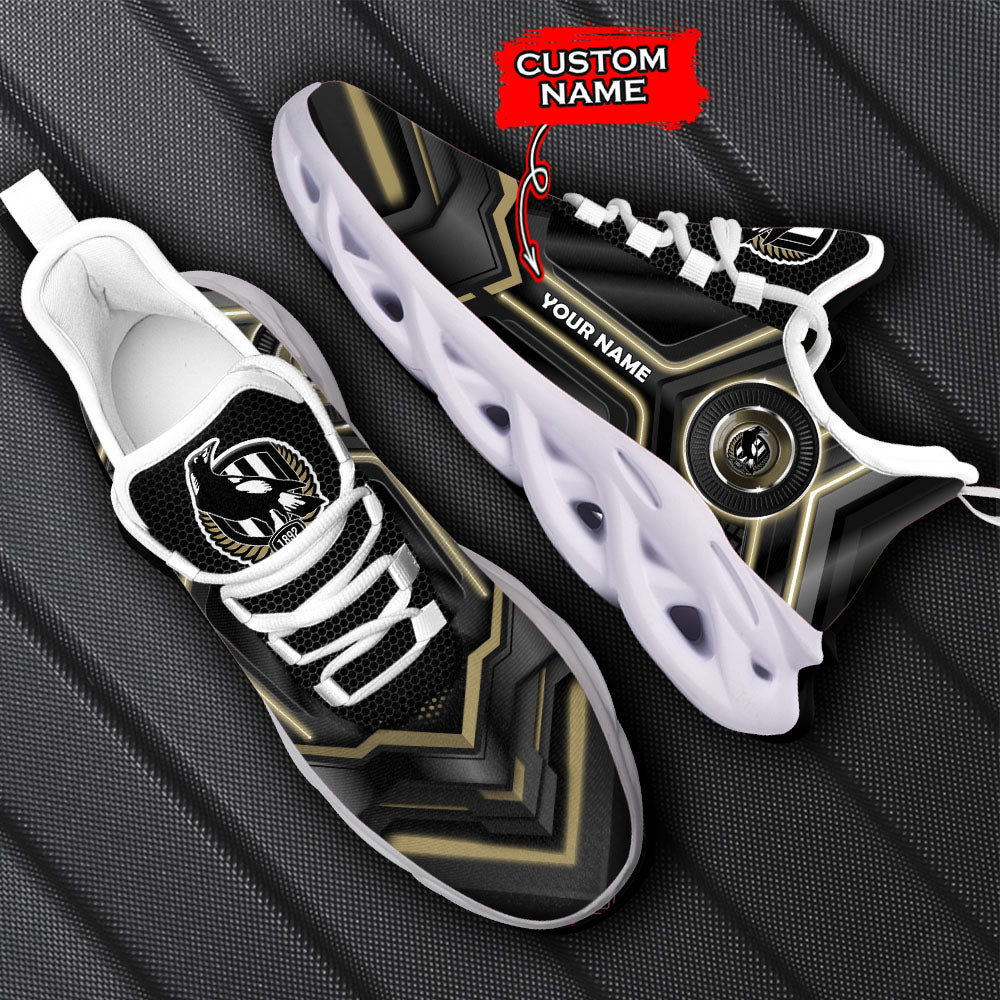 Ideafootwear Collingwood Magpies AFL Max Soul Shoes Sneakers For Men And Women