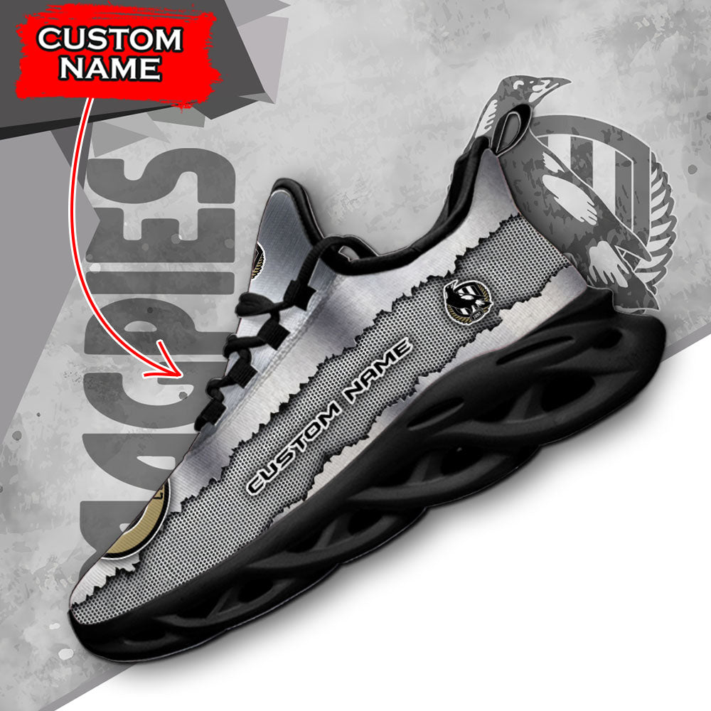Ideafootwear Collingwood Magpies AFL Max Soul Shoes Sneakers For Men And Women