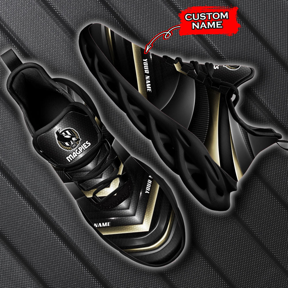 Ideafootwear Collingwood Magpies AFL Max Soul Shoes Sneakers For Men And Women