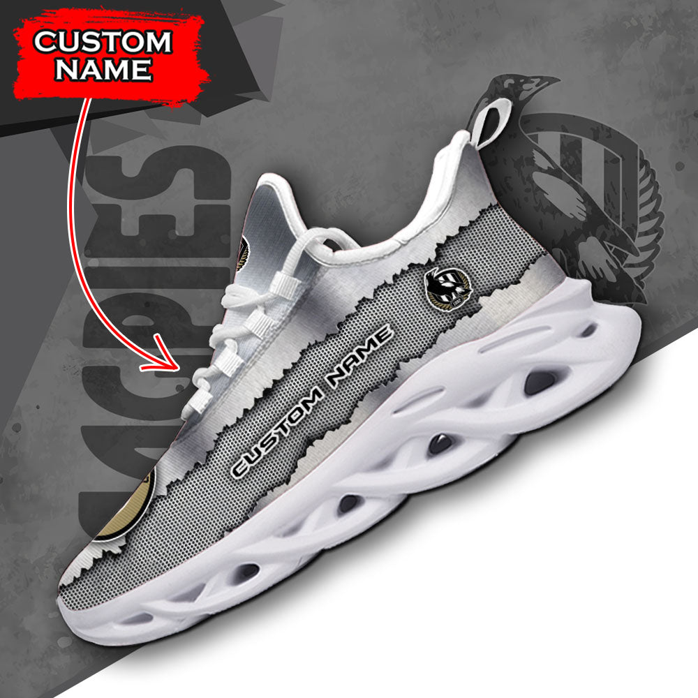 Ideafootwear Collingwood Magpies AFL Max Soul Shoes Sneakers For Men And Women