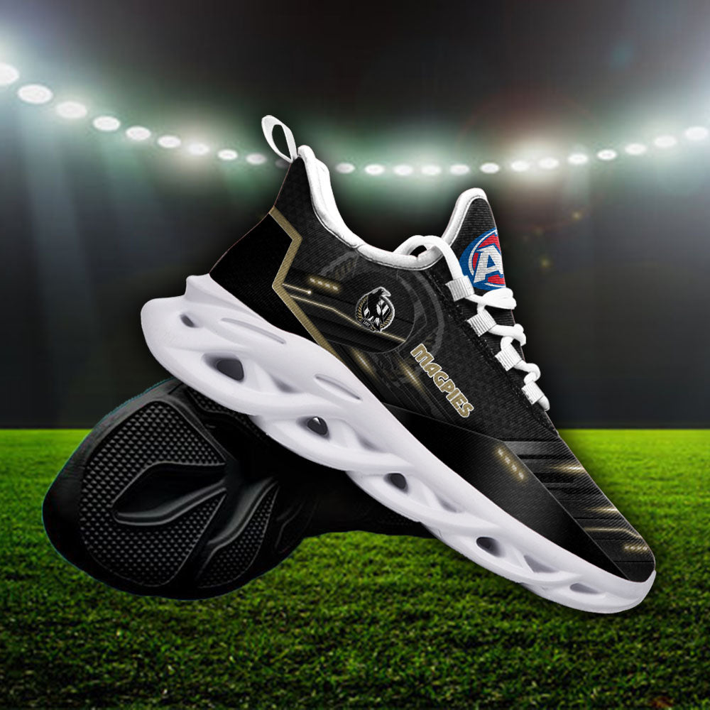 Ideafootwear Collingwood Magpies AFL Max Soul Shoes Sneakers For Men And Women