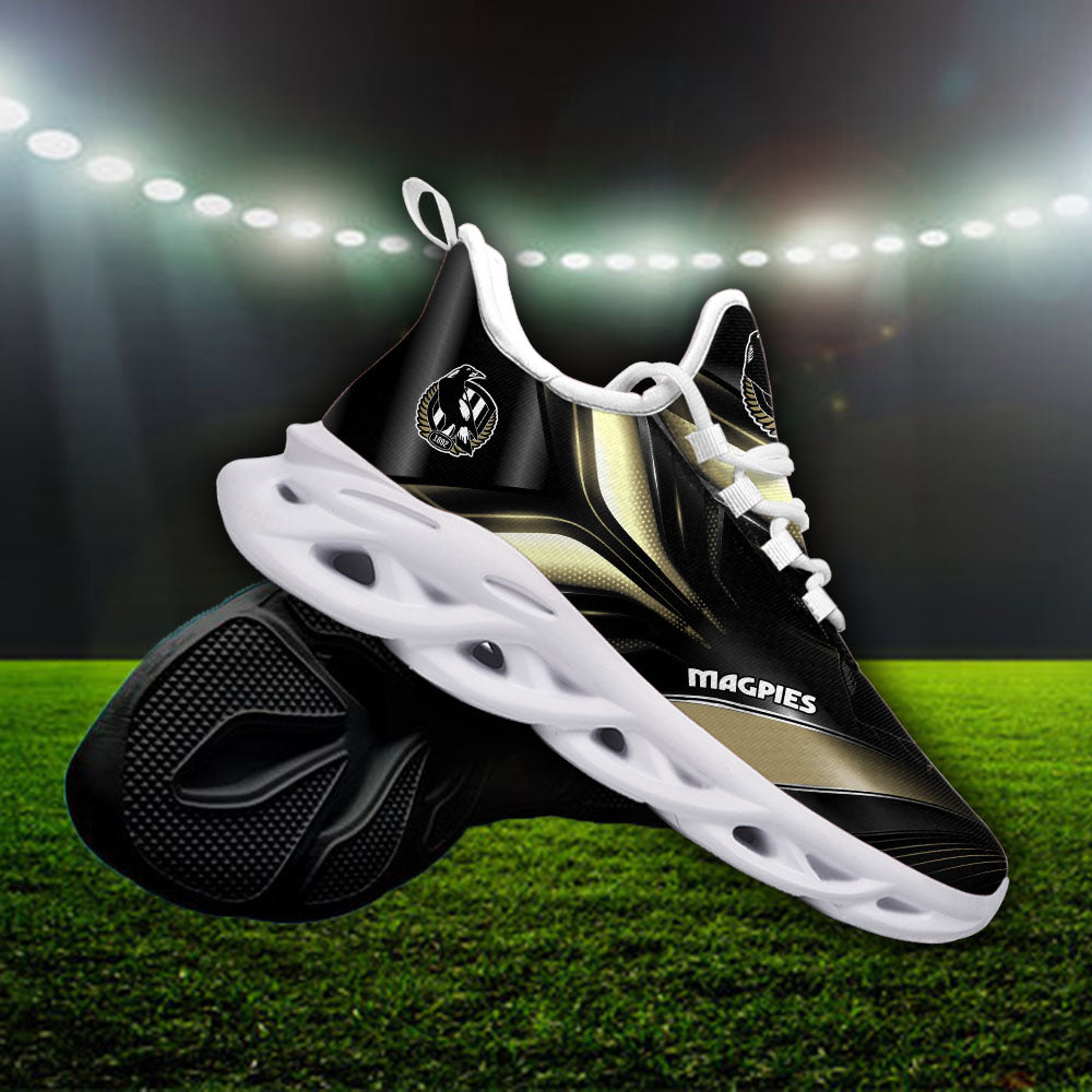 Ideafootwear Collingwood Magpies AFL Max Soul Shoes Sneakers For Men And Women