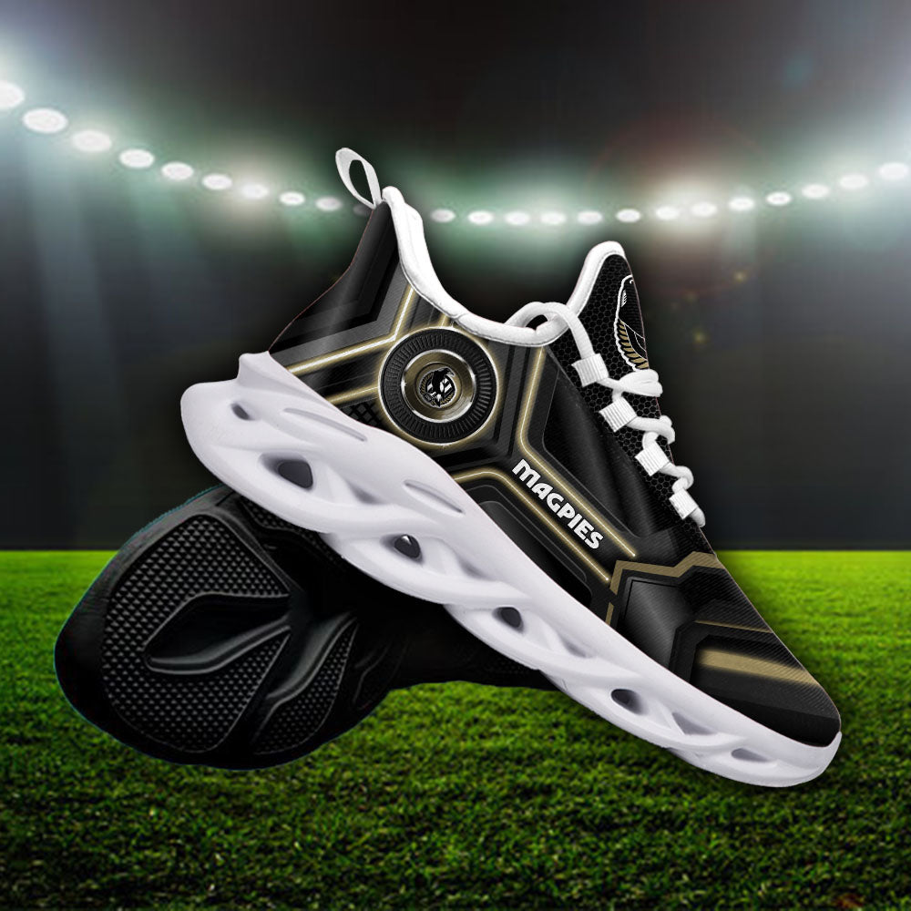 Ideafootwear Collingwood Magpies AFL Max Soul Shoes Sneakers For Men And Women