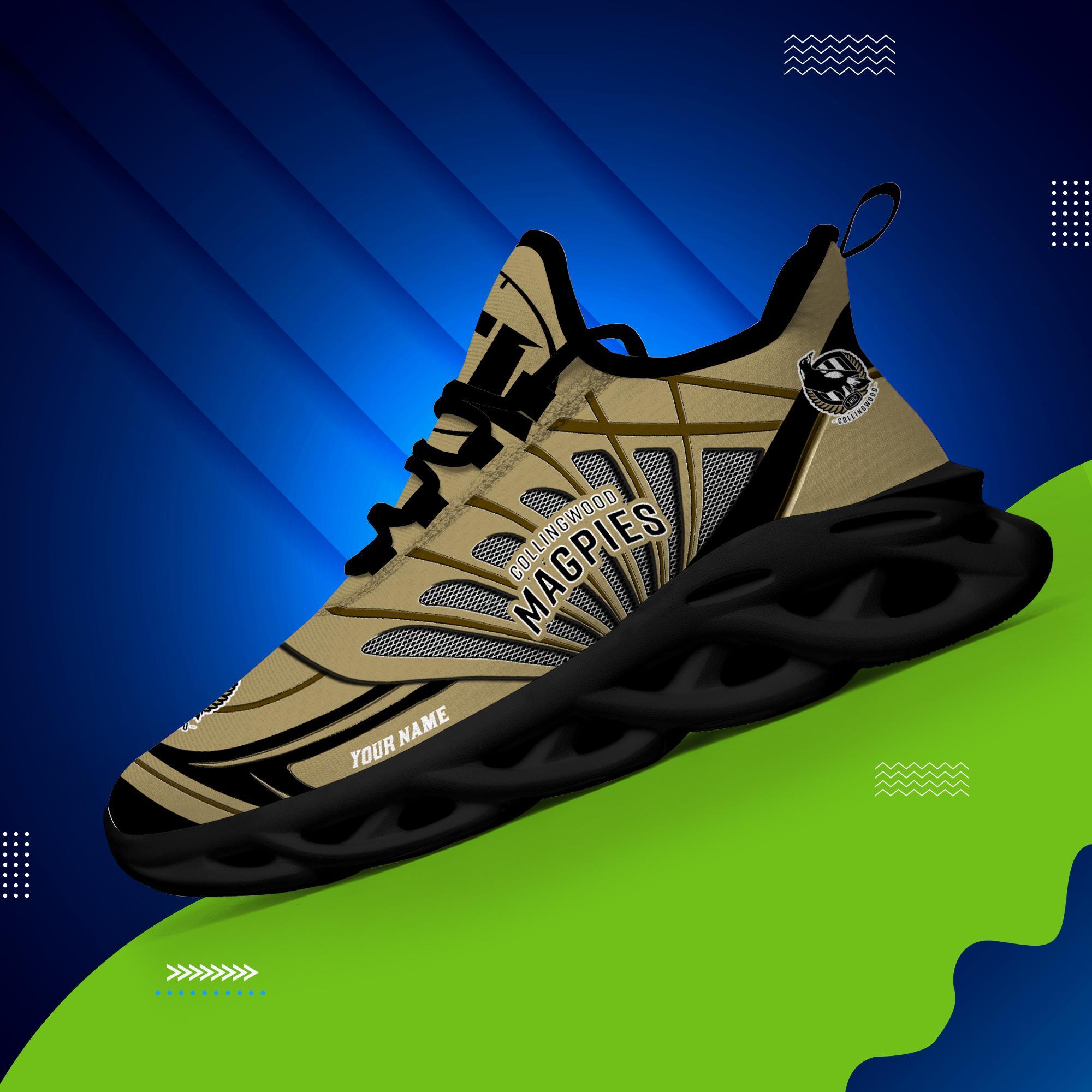 Ideafootwear Collingwood Magpies Max Soul Shoes Sneakers For Men And Women