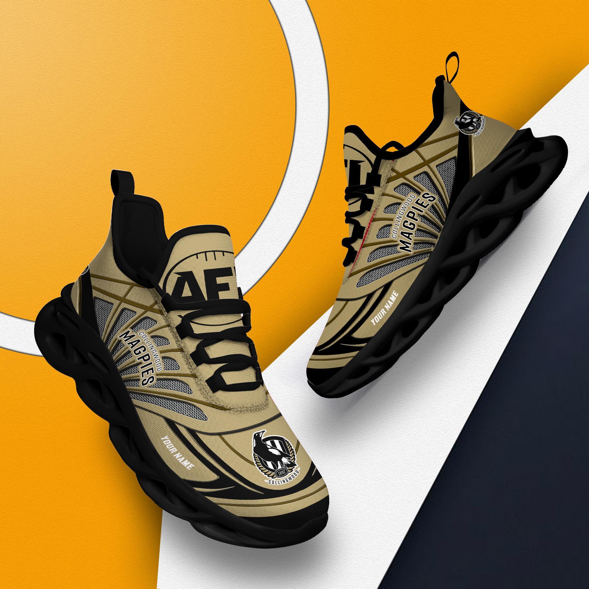 Ideafootwear Collingwood Magpies Max Soul Shoes Sneakers For Men And Women