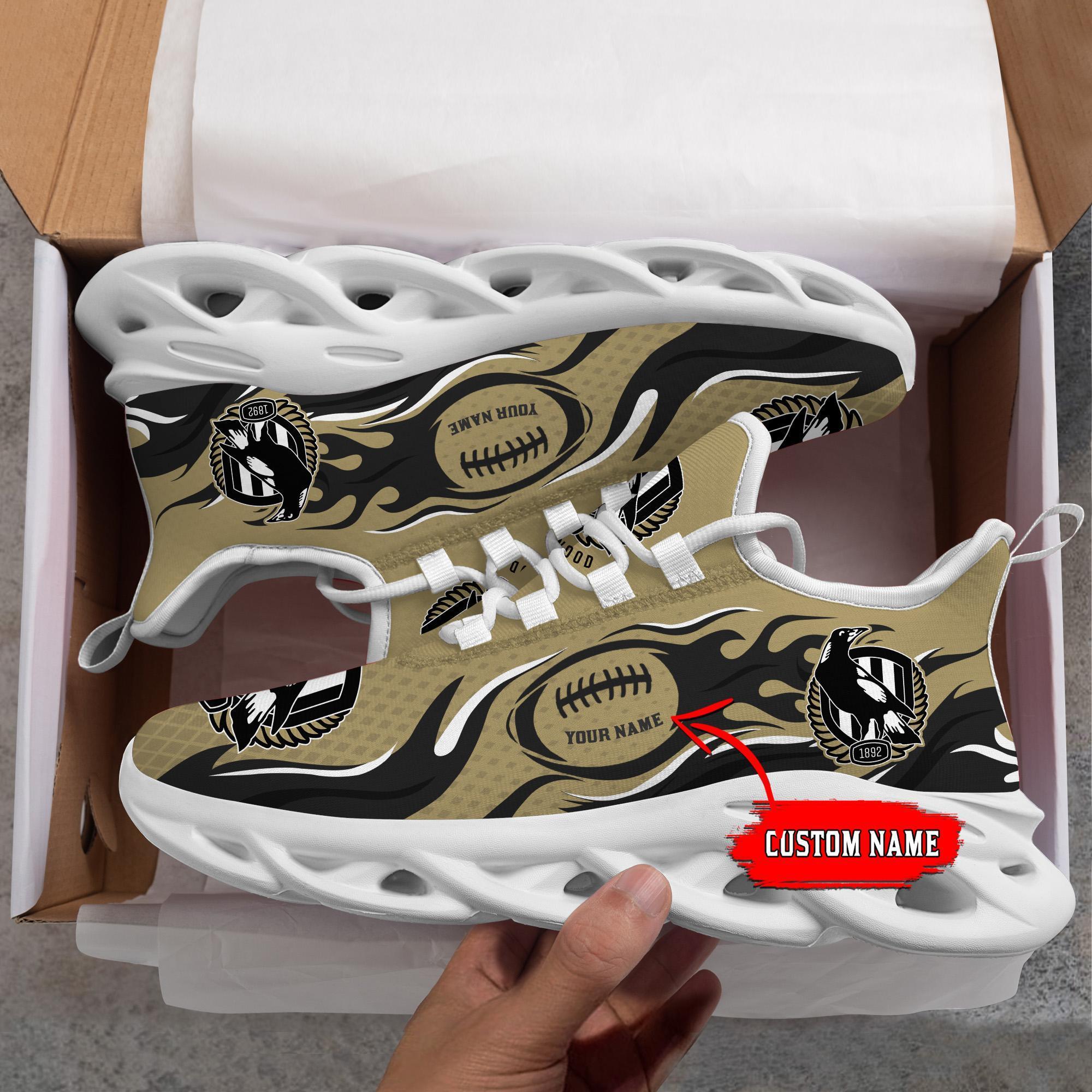 Ideafootwear Collingwood Magpies Max Soul Shoes Sneakers For Men And Women