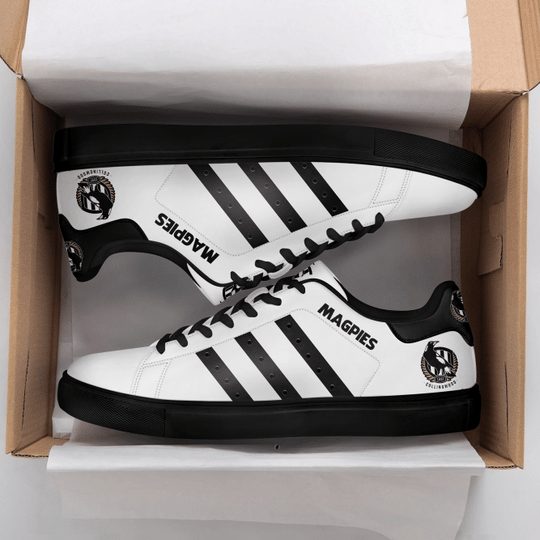 Ideafootwear Collingwood Magpies Skate Stan Shoes Sneakes For Men And Women