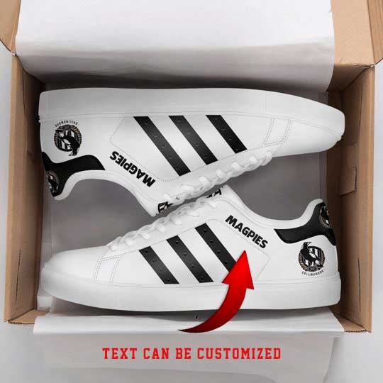 Ideafootwear Collingwood Magpies Skate Stan Shoes Sneakes For Men And Women