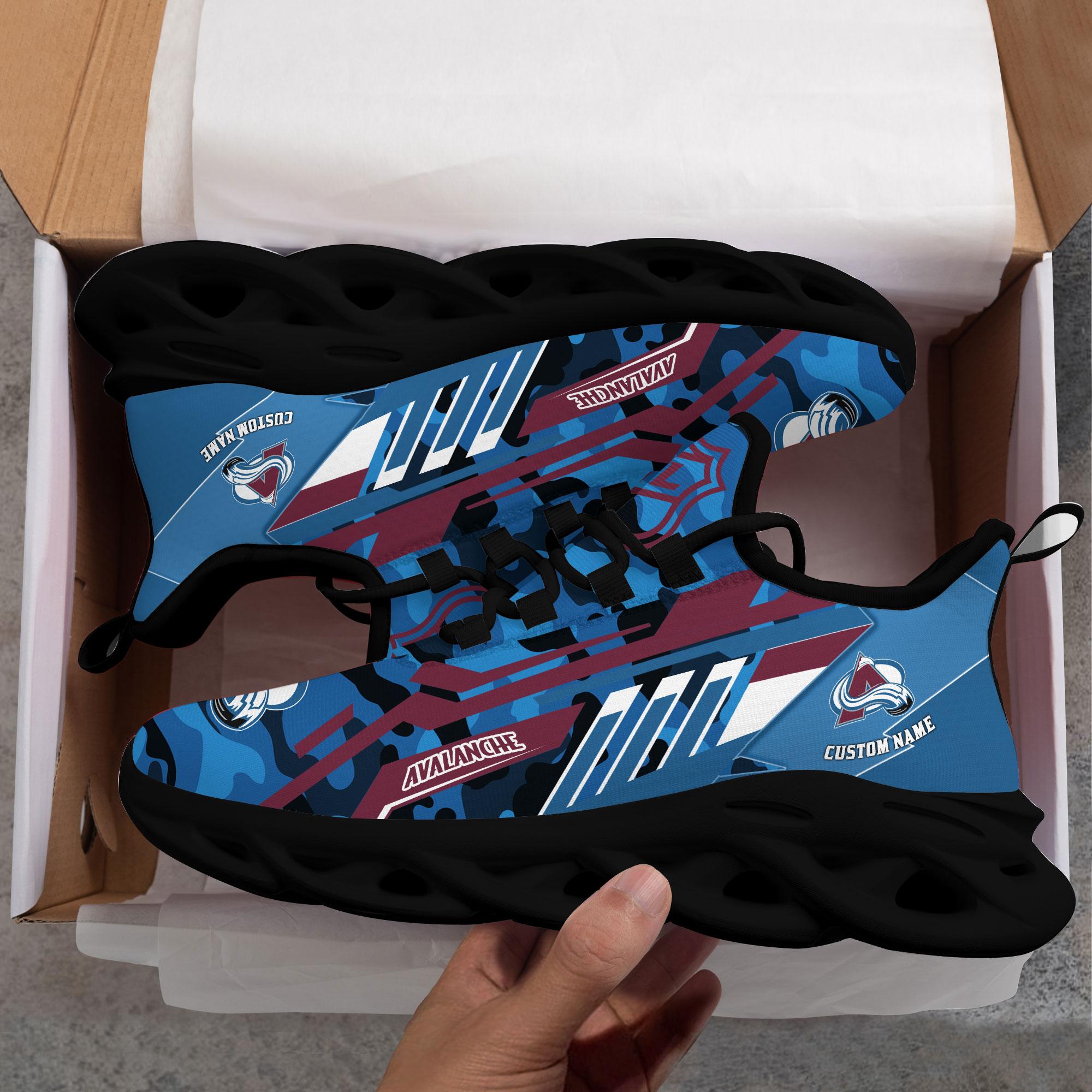 Ideafootwear Colorado Avalanche Max Soul Shoes Sneakers For Men And Women