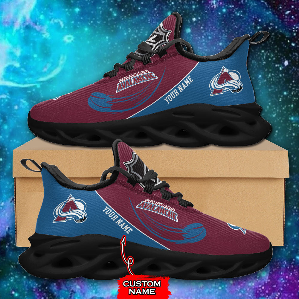 Ideafootwear Colorado Avalanche NHL Max Soul Shoes Sneakers For Men And Women