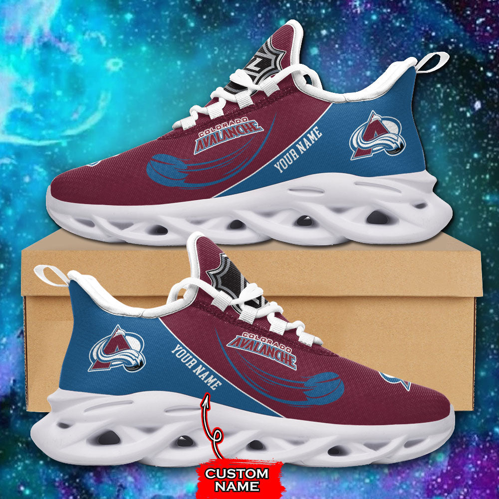 Ideafootwear Colorado Avalanche NHL Max Soul Shoes Sneakers For Men And Women
