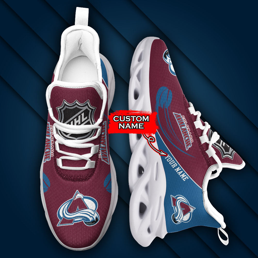 Ideafootwear Colorado Avalanche NHL Max Soul Shoes Sneakers For Men And Women