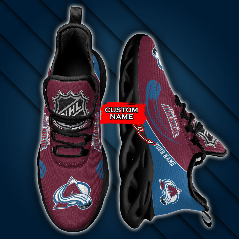 Ideafootwear Colorado Avalanche NHL Max Soul Shoes Sneakers For Men And Women