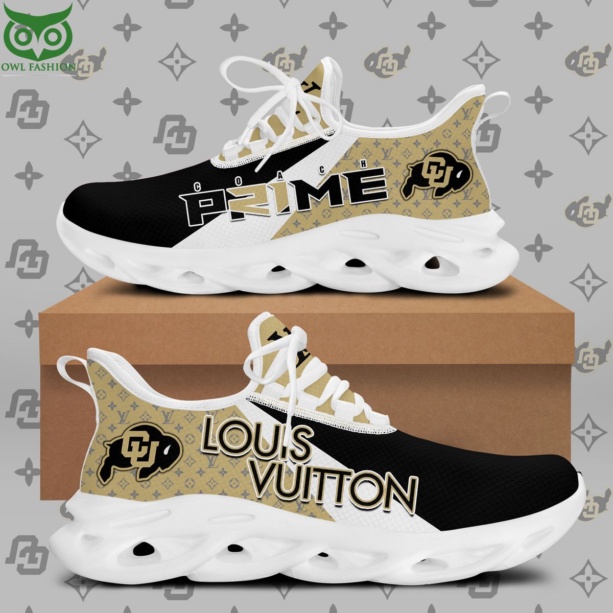 Ideafootwear Colorado Buffaloes Max Soul Shoes Sneakers For Men And Women