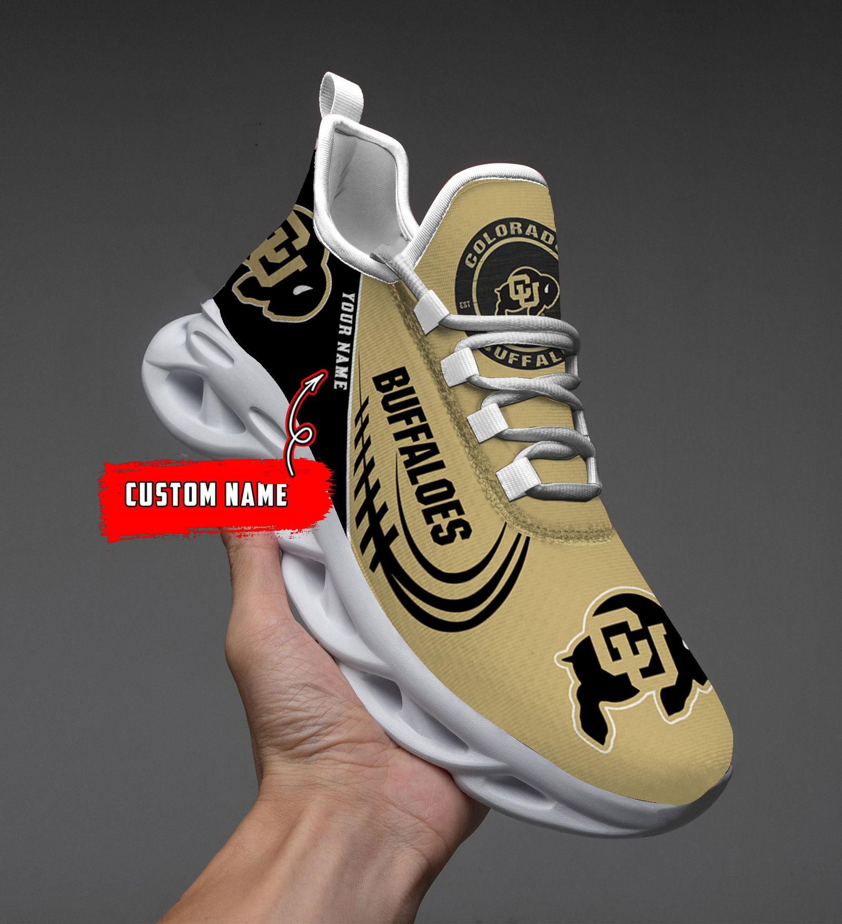 Ideafootwear Colorado Buffaloes Max Soul Shoes Sneakers For Men And Women