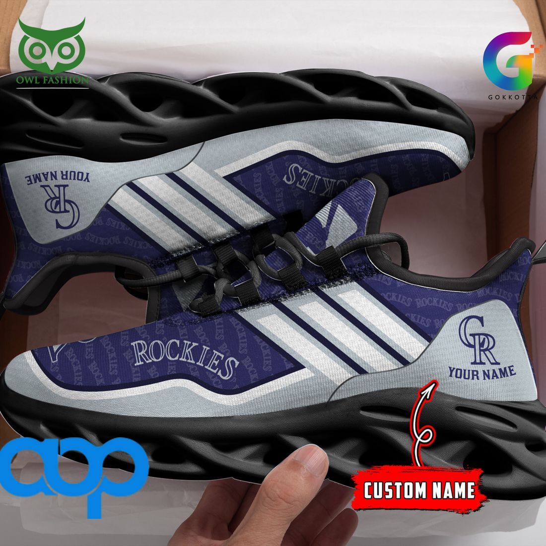 Ideafootwear Colorado Rockies Max Soul Shoes Sneakers For Men And Women