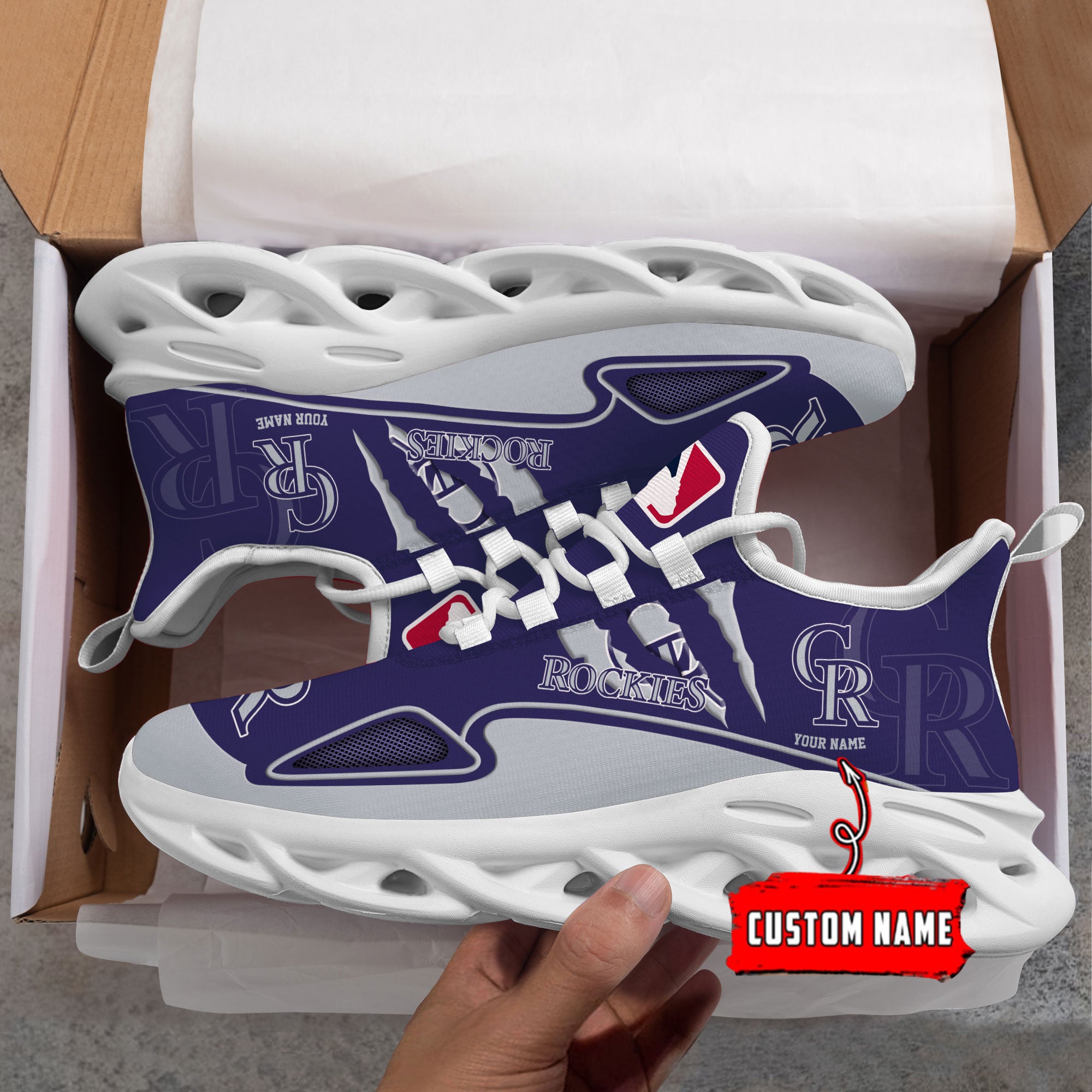 Ideafootwear Colorado Rockies Max Soul Shoes Sneakers For Men And Women